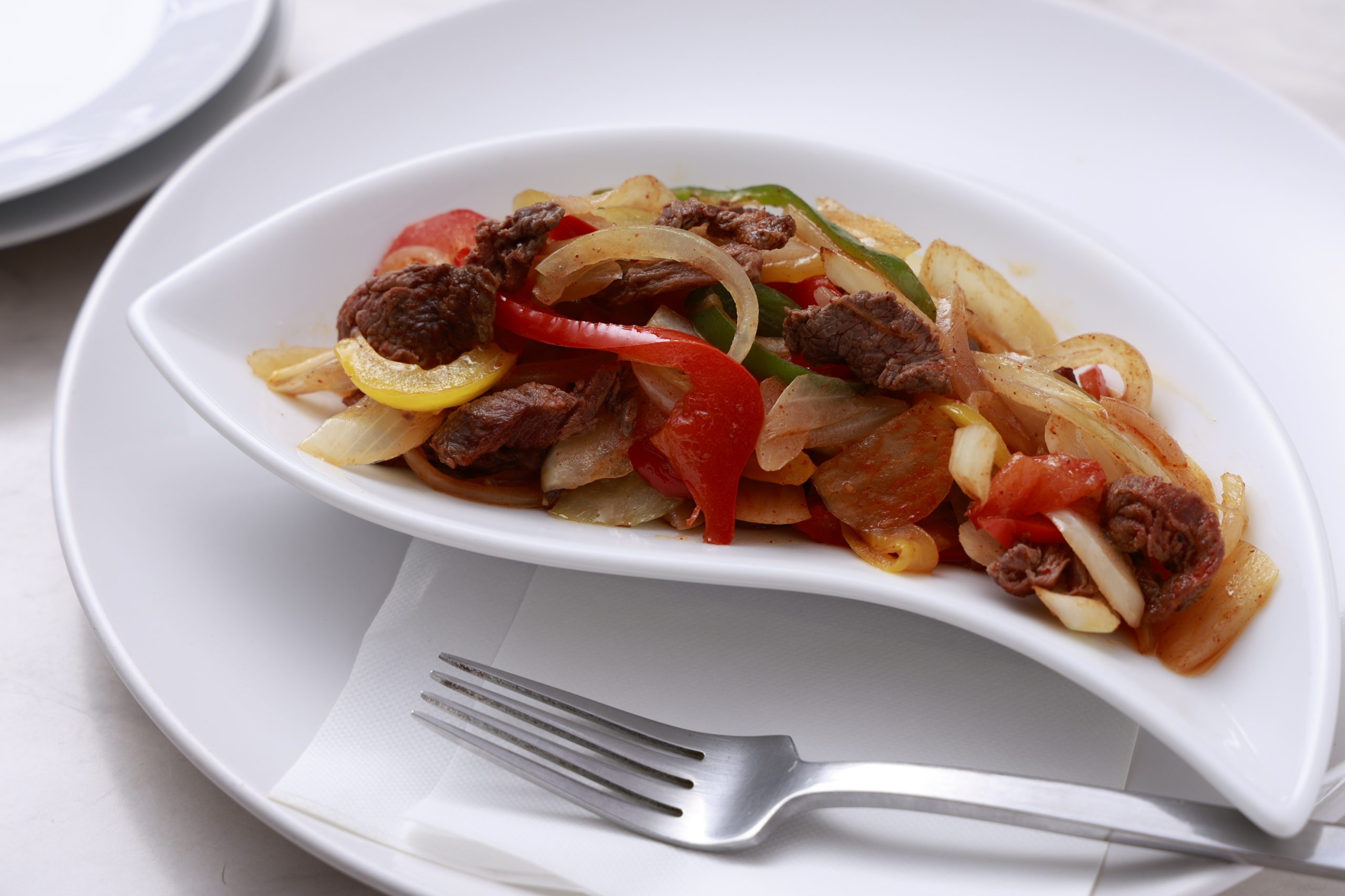 カンガルー肉の炒め物